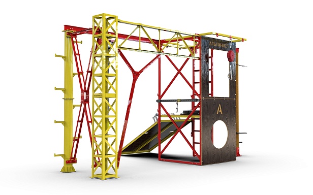 г. Москва. ПАО «Мосэнерго» установили учебный полигон "Альпинист 02-02" для обучения на высоте и в замкнутом пространстве  г. Москва. ПАО «Мосэнерго» установили учебный полигон "Альпинист 02-02" для обучения на высоте и в замкнутом пространстве