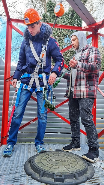 г. Краснодар. ГК "АТОН-ЮГ" используют при обучении сертифицированный верхолазный полигон "АЛЬПИНИСТ"